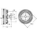 Embrayage, ventilateur de radiateur