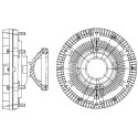 Embrayage, ventilateur de radiateur