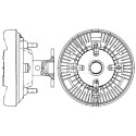 Embrayage, ventilateur de radiateur