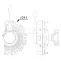 Embrayage, ventilateur de radiateur