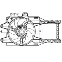 Ventilateur, refroidissement du moteur