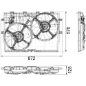 Ventilateur, refroidissement du moteur