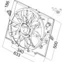 Ventilateur, refroidissement du moteur