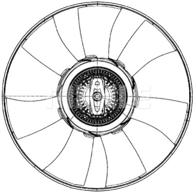 Ventilateur, refroidissement du moteur