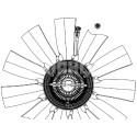 Ventilateur, refroidissement du moteur