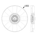 Ventilateur, refroidissement du moteur