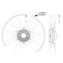 Ventilateur, refroidissement du moteur