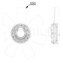 Ventilateur, refroidissement du moteur
