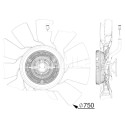 Ventilateur, refroidissement du moteur