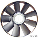 Roue du souffleur, refroidissementdu moteur