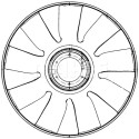 Roue du souffleur, refroidissementdu moteur