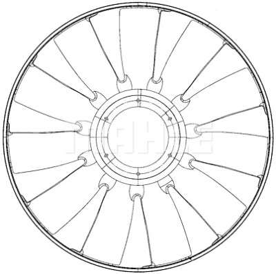 Roue du souffleur, refroidissementdu moteur