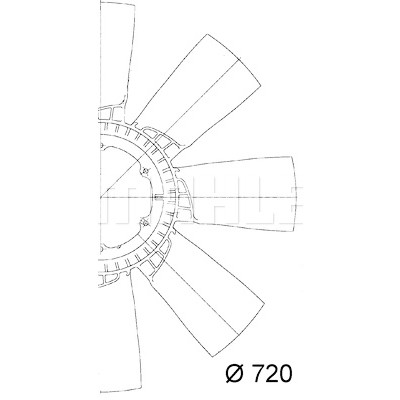 Roue du souffleur, refroidissementdu moteur