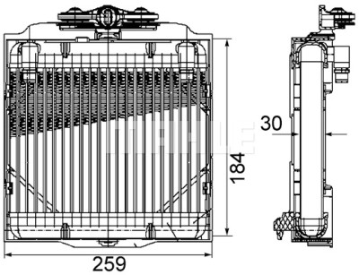 Radiateur d'huile de boîte automatique