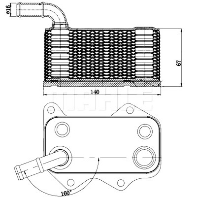 Radiateur d'huile