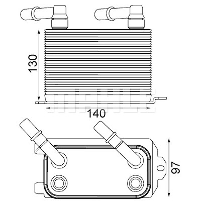 Radiateur d'huile de boîte automatique