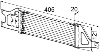 Radiateur d'huile de boîte automatique