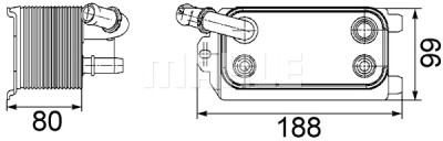 Radiateur d'huile de boîte automatique