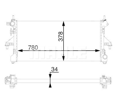 Radiateur, refroidissement du moteur