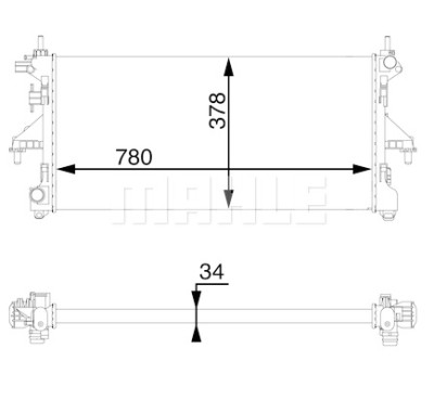 Radiateur, refroidissement du moteur