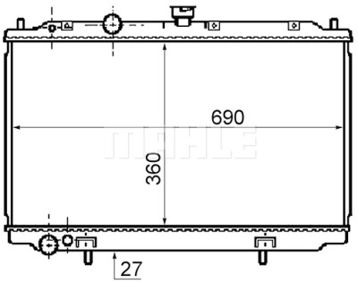 Radiateur, refroidissement du moteur