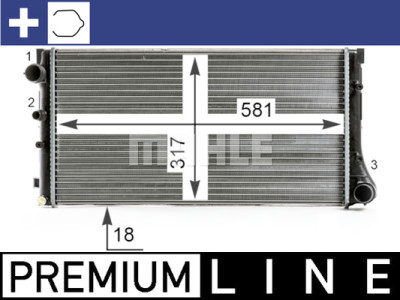 Radiateur, refroidissement du moteur