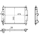 Radiateur, refroidissement du moteur