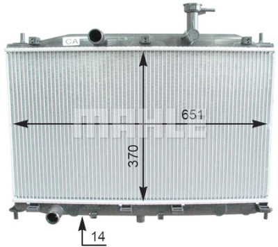 Radiateur, refroidissement du moteur