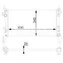 Radiateur, refroidissement du moteur