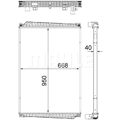 Radiateur, refroidissement du moteur