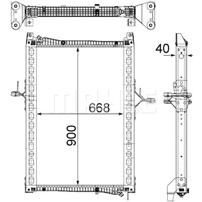 Radiateur, refroidissement du moteur