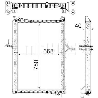 Radiateur, refroidissement du moteur