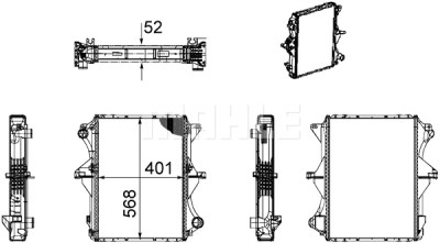 Radiateur, refroidissement du moteur