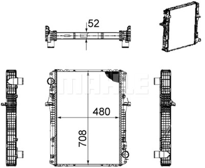 Radiateur, refroidissement du moteur