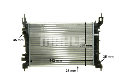 Radiateur, refroidissement du moteur