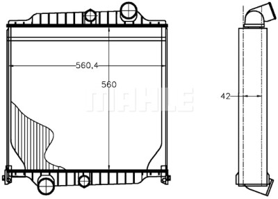 Radiateur, refroidissement du moteur