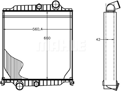 Radiateur, refroidissement du moteur