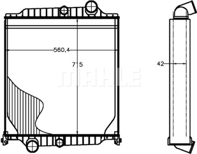 Radiateur, refroidissement du moteur
