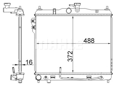 Radiateur, refroidissement du moteur