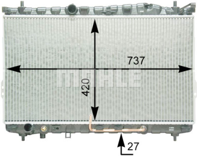 Radiateur, refroidissement du moteur