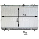 Radiateur, refroidissement du moteur