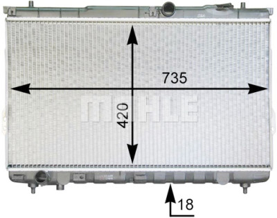 Radiateur, refroidissement du moteur