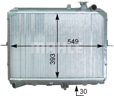 Radiateur, refroidissement du moteur