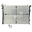 Radiateur, refroidissement du moteur