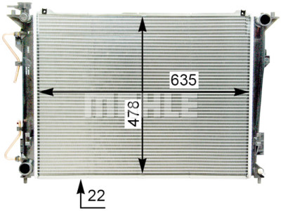 Radiateur, refroidissement du moteur