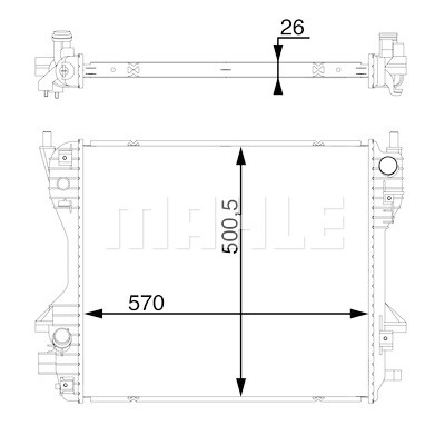 Radiateur, refroidissement du moteur