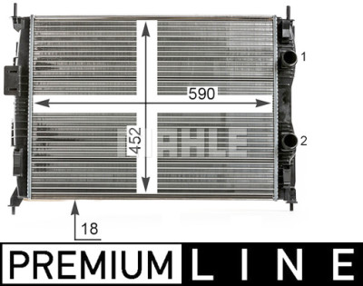 Radiateur, refroidissement du moteur