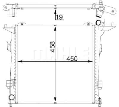 Radiateur, refroidissement du moteur