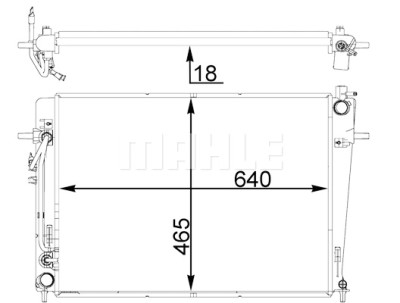 Radiateur, refroidissement du moteur