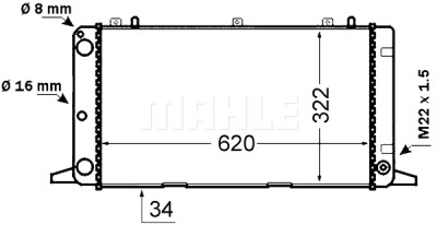Radiateur, refroidissement du moteur
